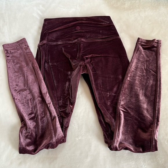 Lululemon Velvet Wunder Under Leggings 4 - Picture 2 of 6